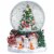 Northlight 6.75 Christmas Tree and Santa Claus Musical Snow Globe Perspective: front
