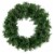 Northlight Canadian Pine Mini Artificial Christmas Wreath, 12-Inch, Unlit Perspective: front