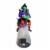 Northlight 11' Pre-Lit Purple and Black LED Inflatable Flying Witch Halloween Outdoor Decor Perspective: front