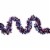 Northlight 25' Americana 6-Ply Wide Cut Tinsel Garland - Unlit Perspective: front