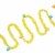 Northlight 25' Tinsel Garland with Easter Eggs - Yellow Perspective: front