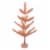 Northlight 2' Medium Pink Pastel Peach Sisal Pine Artificial Easter Tree - Unlit Perspective: front