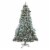 Northlight 6.5' Pre-Lit Medium Flocked Winema Pine Artificial Christmas Tree - Clear Lights Perspective: front