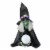 Northlight 26 Pre-Lit Sitting Fortune Witch with Magic Ball Halloween Decoration Perspective: front