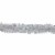 Northlight 12' x 2.25  Shiny Silver Snowblush Christmas Garland - Unlit Perspective: front