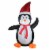 Northlight LED Lighted Inflatable Penguin Outdoor Christmas Decoration - 4' Perspective: front