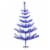 Northlight 3' Medium Blue Tinsel Twig Pine Artificial Christmas Tree - Unlit Perspective: front