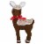 Northlight 13.75 Gingerbread Kisses Baby Reindeer with Red Nose Christmas Figure Perspective: front