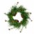 Northlight 28  Long Needle and Pine Cones Artificial Christmas Wreath - Unlit Perspective: front
