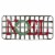 NorthLight 34337539 30 in. NOEL Rustic Tobacco Basket Christmas Wall Decor, Red & Green Perspective: front