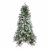 Northlight Real Touch™️ Medium Flocked Rosemary Emerald Angel Pine Artificial Christmas Tree Perspective: front