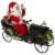 Northlight 33 Santa Delivering Presents in a Black and Gold Vintage Car Christmas Decoration Perspective: front