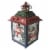 Northlight 33912034 11 in. Snowman Christmas Candle Lantern - Green, Red & Blue Perspective: front
