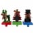 Northlight Set of 3 Reindeer, Tree, and Snowman with Chalkboard Christmas Stocking Holders 7 Perspective: front