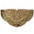 Northlight 72 Gold Quilted Christmas Tree Skirt with Iridescent Sequins Perspective: front
