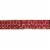 Northlight Red and Gold Circle Wired Christmas Craft Ribbon 2.5 x 16 Yards Perspective: front