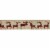 Northlight Beige and Red Plaid Buffalo with Reindeer Christmas Wired Craft Ribbon 2.5  x 16 Perspective: front