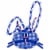 Northlight 17 Lighted Blue Easter Bunny Head Window Silhouette Perspective: front