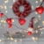 Northlight 10-Count Red Heart Mini Valentine's Day Light Set, 7.5ft Red Wire Perspective: front