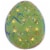 Northlight 12 Lighted Green Easter Egg Window Silhouette Decoration Perspective: front