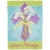 Northlight Easter Blessings Cross and Lilies Outdoor House Flag 28  x 40 Perspective: front