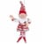 Select Artificials 13  Red and White Peppermint Striped Elf with Jingle Bells Perspective: front
