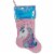 Northlight 20.5 Pink Velvet Unicorn With Sequins Christmas Stocking Perspective: front