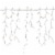 Northlight 300 Count Clear Mini Icicle Christmas Lights, 18ft White Wire Perspective: front