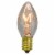 Northlight Set of 4 Clear C7 Transparent Christmas Replacement Bulbs - 2 Perspective: front
