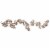 Northlight 6' Rose Gold Artificial Christmas Garland Perspective: front