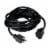Northlight 20' Black 3-Prong Outdoor Extension Power Cord Perspective: front