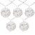 Northlight 10 B/O LED Warm White Clear Round Ball Christmas Lights - 4.75' Clear Wire Perspective: front