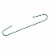 Northlight Club Pack of 50 Forest Green Jumbo Christmas Ornament Hooks 2.5 Perspective: front