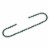 Northlight Club Pack of 100 Forest Green Christmas Ornament Hooks 1.5 Perspective: front