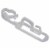 Northlight 26ct Clear Omni All-In-One Universal Gutter and Shingle Christmas Light Clips Perspective: front