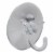 Northlight Pack of 2 Clear Large Hanging Christmas Suction Cup Hooks 2.5 Perspective: front