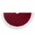 Northlight 48 Red and Black Buffalo Plaid Christmas Tree Skirt with Faux Fur Trim Perspective: front