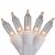 Northlight 100ct Clear Mini Replacement Christmas Lights with Clips for Yard Art Decorations Perspective: front
