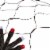 Northlight 2' x 8' Red and White LED Tree Trunk Wrap Christmas Lights, Brown Wire Perspective: front