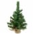 Northlight 16  Potted Red Berries and Pine Cones Medium Artificial Christmas Tree – Unlit Perspective: front