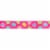 Northlight Pink with Easter Egg Design Wired Spring Craft Ribbon 2.5 x 10 Yards Perspective: front
