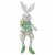 Northlight 24 White and Green Boy Bunny Rabbit Easter and Spring Table Top Figure Perspective: front