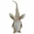 Northlight 20 Beige Floral Standing Easter and Spring Gnome Figure with Bunny Ears Perspective: front