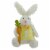 Northlight Plush Easter Bunny Rabbit with Carrot Spring Decoration - 14 Perspective: front