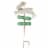Northlight 25.5 Easter Egg Hunt and Bunny Trail Outdoor Metal Spring Yard Stake Perspective: front