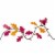 Northlight 35-Count Fall Harvest Leaves Mini Light Garland Set, 8.75ft Brown Wire Perspective: front
