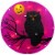 Northlight 13.75 Lighted Owl Halloween Window Silhouette Perspective: front