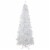 Northlight 7.5' Pre-Lit White Georgian Pine Pencil Artificial Christmas Tree, Warm White LED Perspective: front