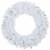 Northlight Pre-Lit Woodbury White Pine Artificial Christmas Wreath, 24-Inch, Green Lights Perspective: front