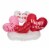 Northlight 5' Inflatable Lighted Valentine's Day Conversation Hearts Outdoor Decoration Perspective: front
